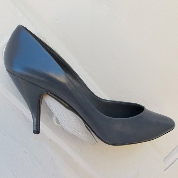 charcoal gray heels