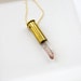 Bullet Necklace - Pink Quartz