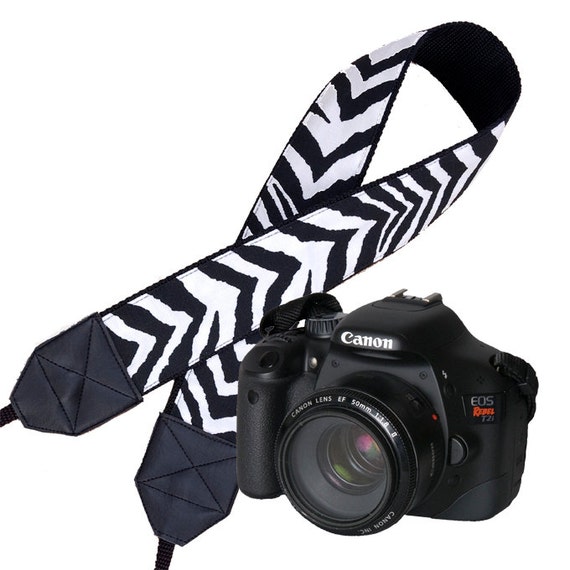 Items similar to Camera Neck Shoulder Strap for Women DSLR Zebra Strap ...