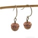 Acorn Earrings (Wood, Autumn Jewelry)