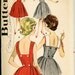 Butterick 2277 Misses 1960s Dress Pattern Sleeveless Low Back Button Full Skirt Wrap Sundress Womens Vintage Sewing Pattern Bust 34 UNCUT