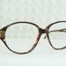 80s Tortoise Glasses 1990's Oversize Eyeglasses Gold Branch Filigree Horn Rim Large 60/15 Unisex Optical Frame