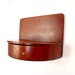 BOX Mid Century Wall Hanging Storage Box Vintage Wall Pocket
