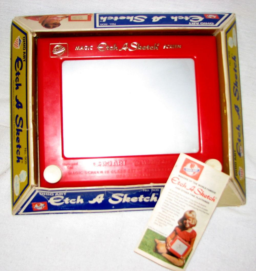 Vintage Original Model 505 Ohio Art Etch A Sketch Original