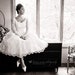 1950s Vintage Ivory Lace wedding dress bridal gown tea length retro style with sleeves