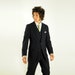 mens three piece suit Brooks Brothers Brooksgate navy blue pinstripe 3/2 roll 100% wool 38-40