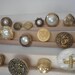 collection of 18 gold button mix . assorted sizes . vintage buttons . destash buttons . no. 82