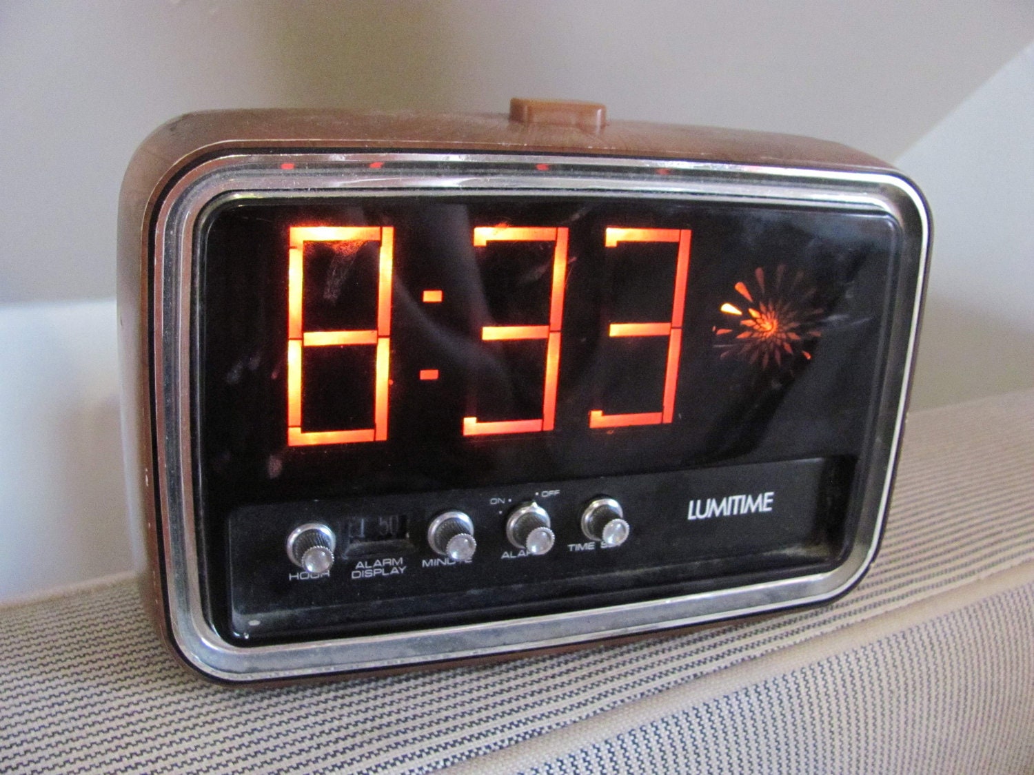LUMITIME vintage electric clock by amouretscience on Etsy