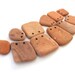 Beach Pottery Jewelry Beads - SPINO by StoneAlone - Brick Terracotta Jewelry Findings, Sea Pottery Artisan Findings
