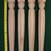 4 - 29" Country French style fluted furniture, table legs, unfinished,stool, bench
