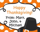 Printable Thanksgiving Treat Tags or Gift Tags or Cupcake Toppers - Pilgrim Whimsy Il_170x135