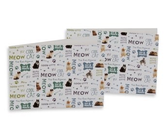 Cat photo greeting card