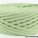 T Shirt Yarn Recycled Mint Green 42 Yards Super Bulky Crafting Cord
