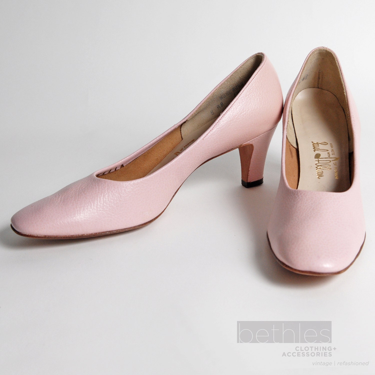 1960s Pink Pumps Vintage 60s Shoes Pink Shoes Size 8 60s