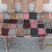 FALL SALE Primitive homespun rag quilt