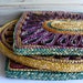 Trio of Colorful Woven Trivets