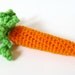 carrot cat toy