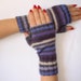 Purple Rain Fingerless Mitts
