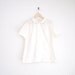 vintage cream peter pan collar blouse with lace