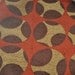 Vintage Upholstery Fabric - Geometric - Gold -