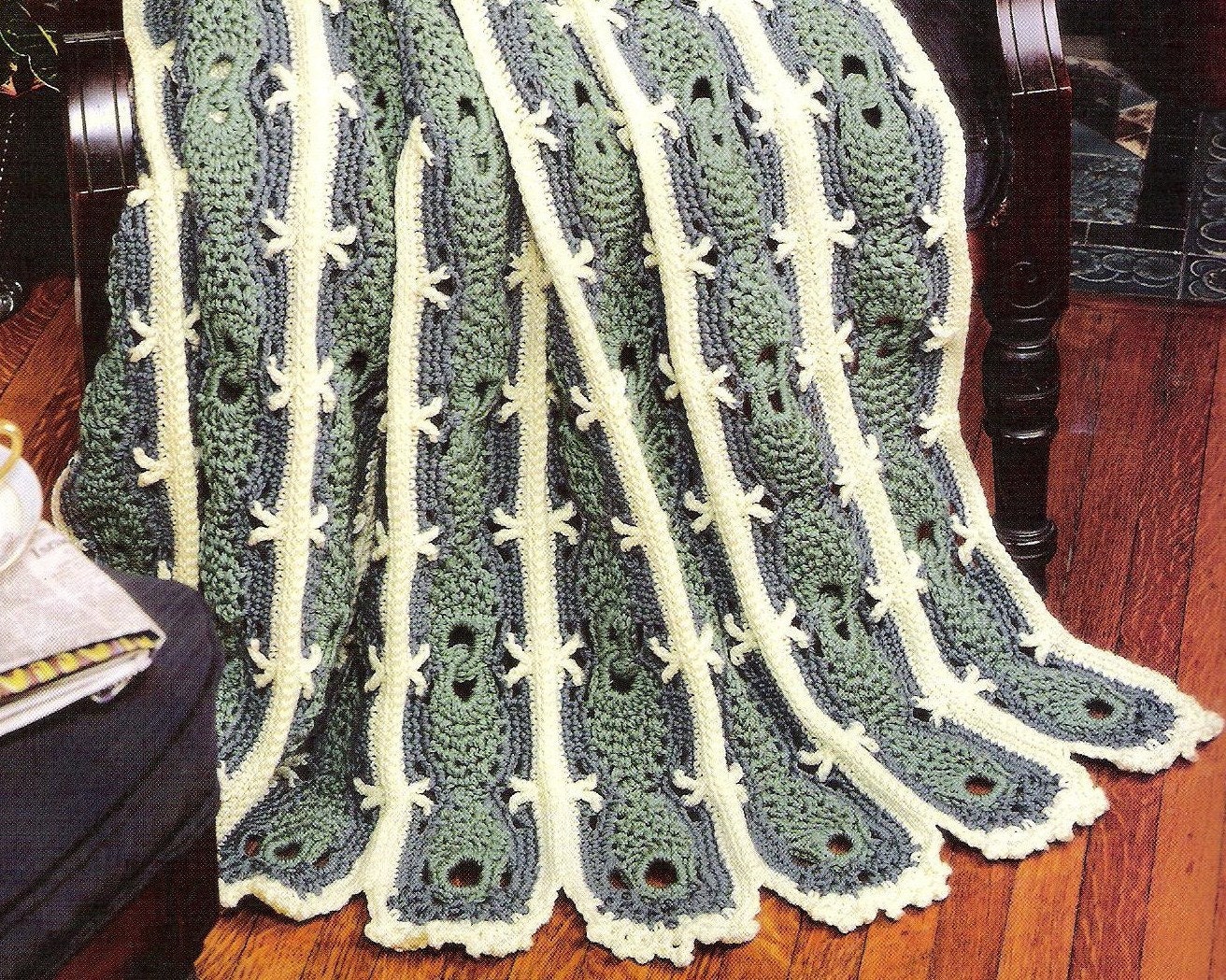 Crochet Pineapple Afghan Patterns Booklet by StitchySpot on Etsy