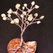 Magnet- Gemstone Tree, Hostess Gift, Peridot, Ammonite, Wire Wrapped Tree