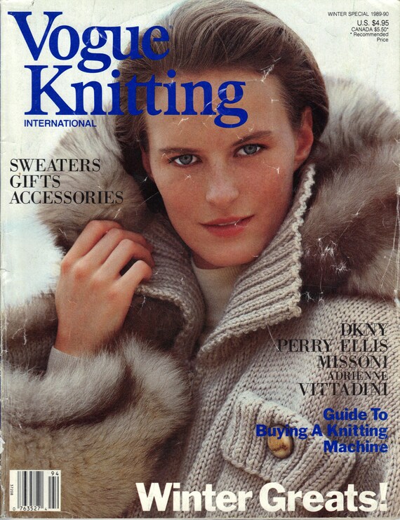 Vogue Knitting Magazine Winter 1989 1990