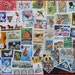 Lot Of Vintage Postage Stamps - Collecting - Craft Projects - Scrapbooking