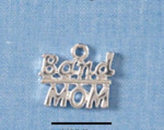 BAND MOM Silver Plated Charm chs1133