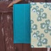 Travel Changing Pad With Flowers in Yellow and Green and Teal for Baby and Toddler Modern Girl Amy Butler