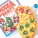1980s Pizza Party Game: Complete Board Game