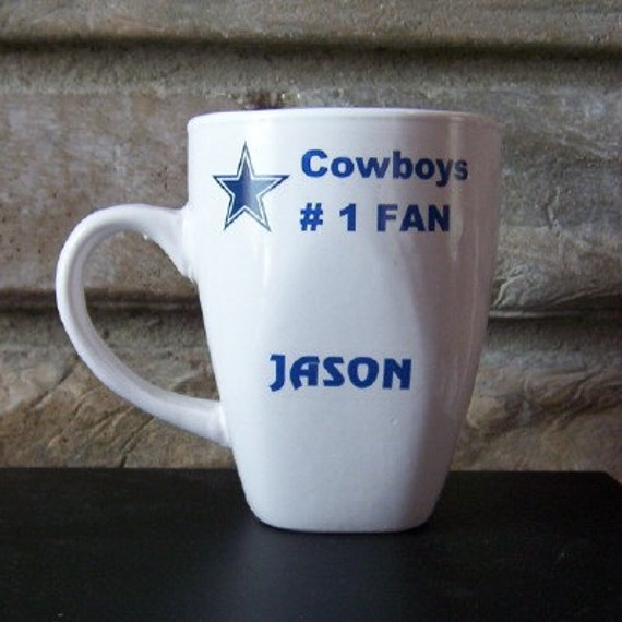 Items similar to Dallas Cowboys Coffee Mug Personalized on Etsy