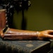 Antique Leather Prosthetic Arm