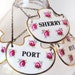 Vintage Liquor Bottle Tags English