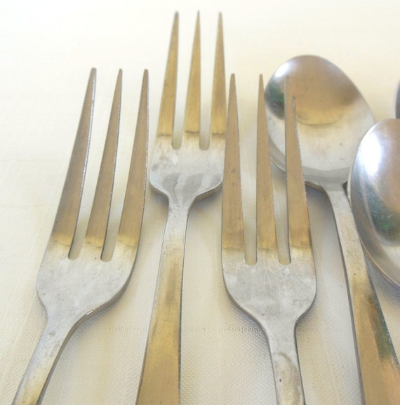 Rogers Co Stainless Flatware Korea 3 Tine Fork Colonial
