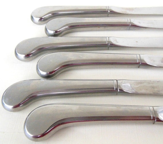 Oneida Paul Revere Pistol Grip Knifes Stainless Flatware