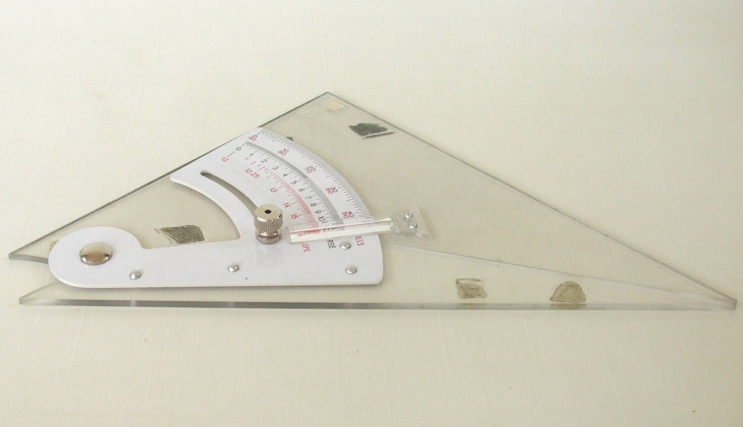 Charvoz Drafting Protractor Adjustable Triangle Trig Scale