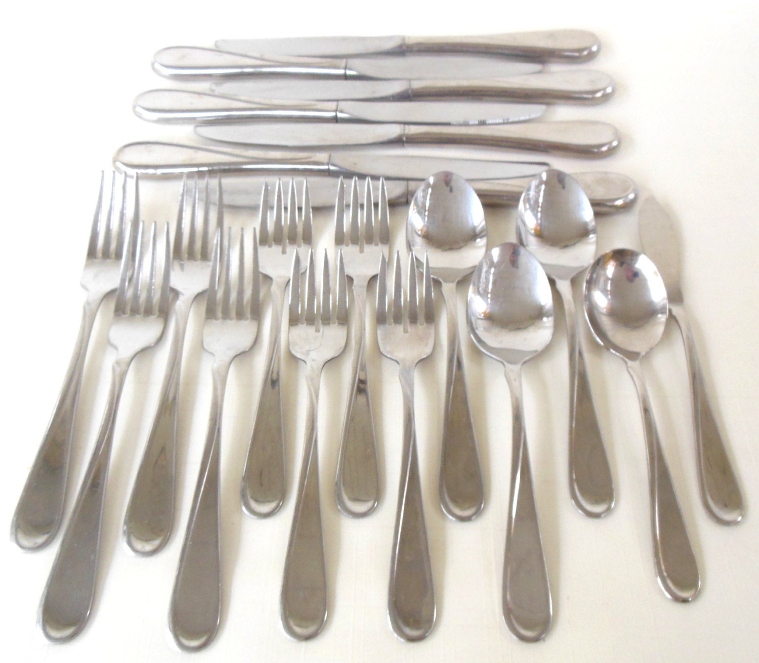 Oneida Stainless Flatware Lot Flight Reliance USA used