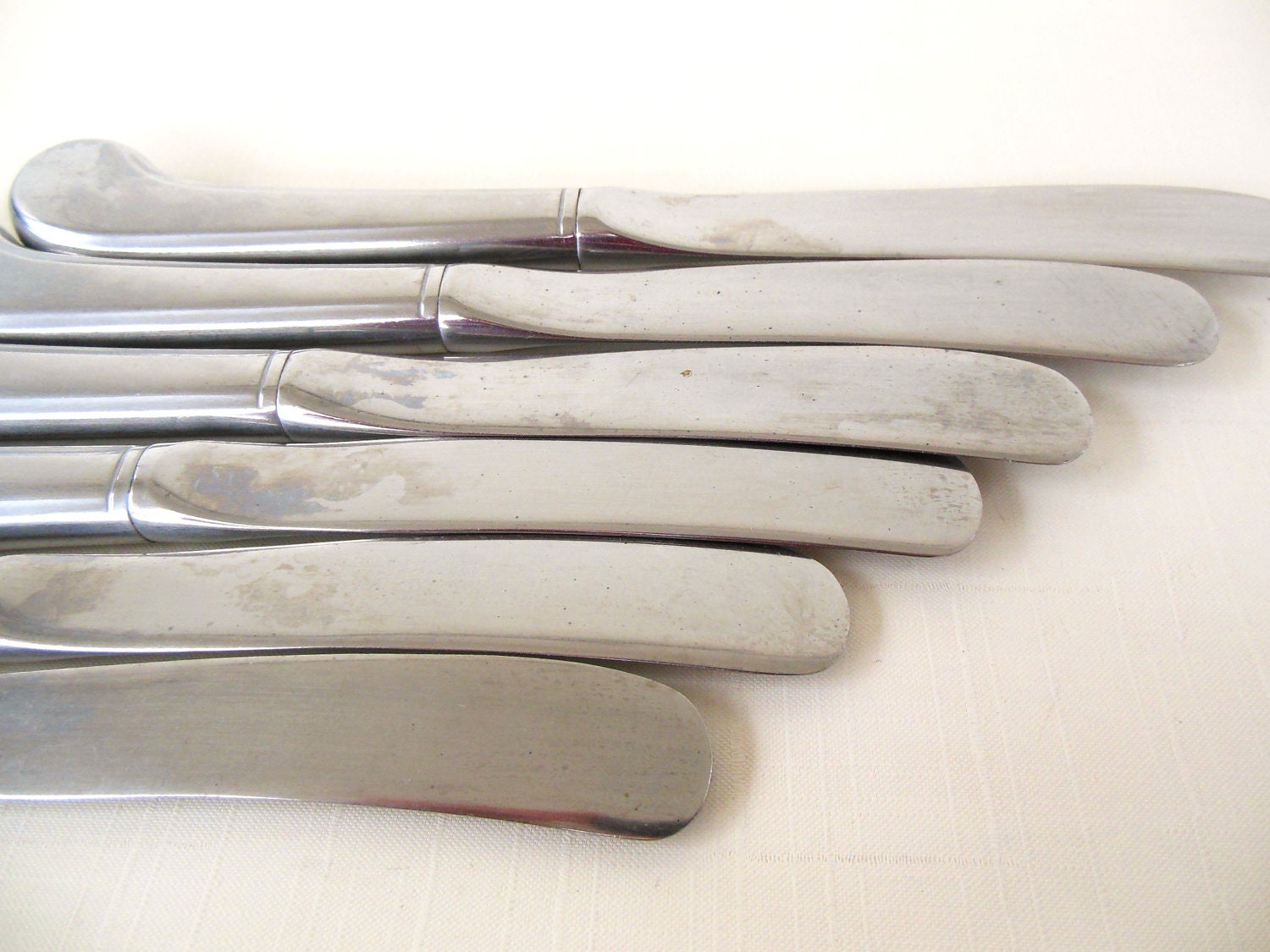 Oneida Paul Revere Pistol Grip Knifes Stainless Flatware