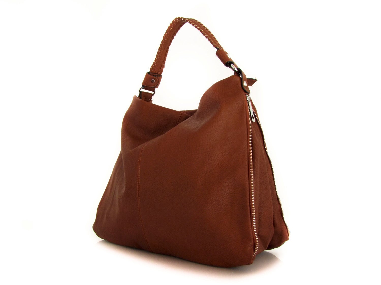vegan leather handbag purse brown the by VeganLeatherHandbags