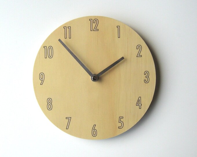 Objectify Vanilla Shade Wall Clock