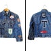 Vintage Levi's Denim Jacket Big E 1960s One of a Kind - Mens XXS / Womens XS / Youth Med