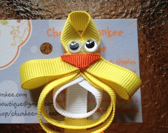 Cute little Ducky hair clippie