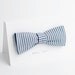 Nautical bow tie - double sided