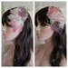Wedding Feather Hair Accessory, Feather Fascinator, Bridal, Hair PIece, Peacock, Purple,Pink, Feather, Hair Clip