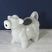Vintage Cow Creamer White Ironstone Shabby Cottage Kitchen