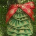 Green with Gold Accent Yo Yo Jingle Bell Christmas Tree Ornament