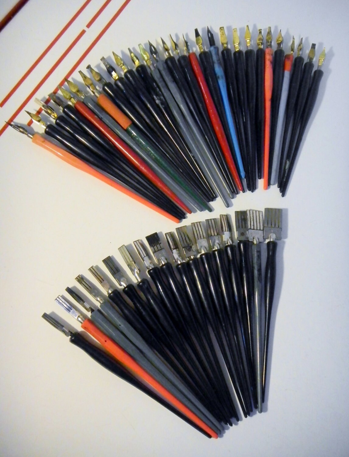 Vintage Calligraphy Pens & NibsLot of 45