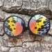 1" Sunset Moth Wing Plugs