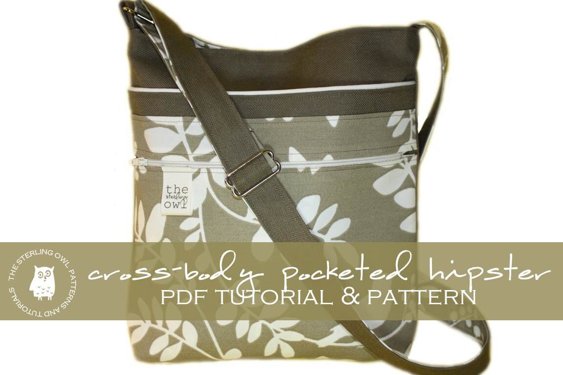 Cross-Body Pocketed Hipster PDF Tutorial & Pattern